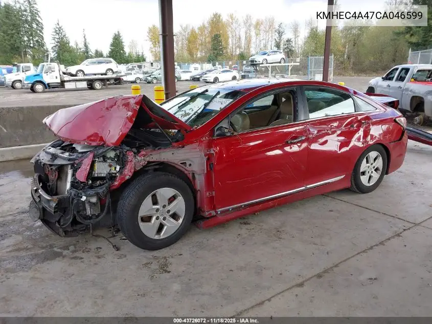 KMHEC4A47CA046599 2012 Hyundai Sonata Hybrid