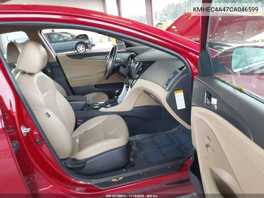 KMHEC4A47CA046599 2012 Hyundai Sonata Hybrid