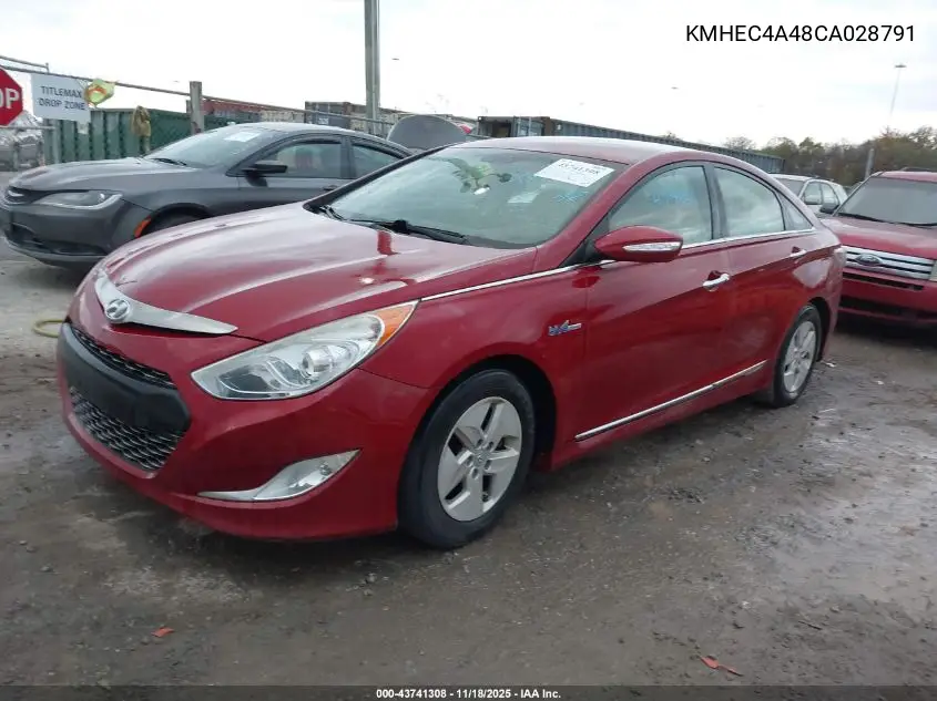 KMHEC4A48CA028791 2012 Hyundai Sonata Hybrid