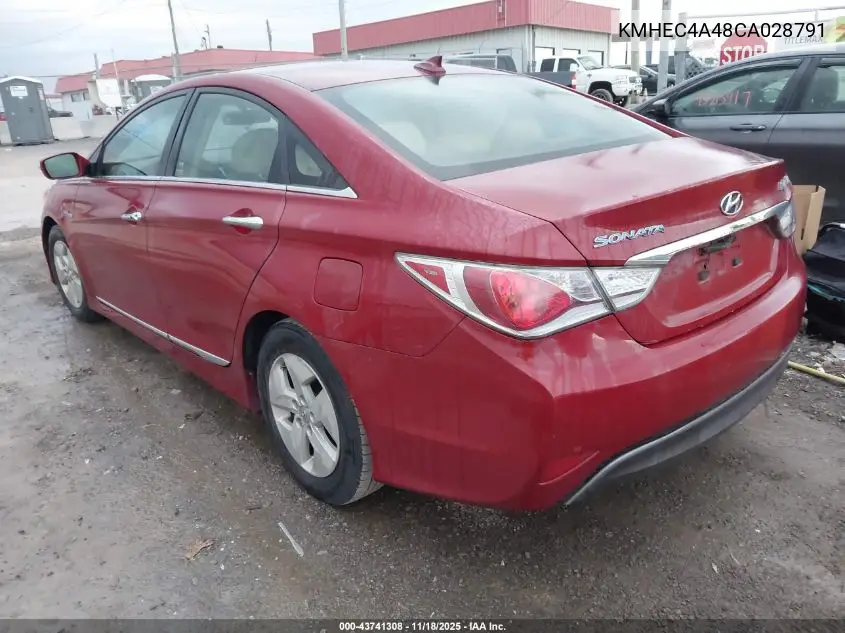 KMHEC4A48CA028791 2012 Hyundai Sonata Hybrid