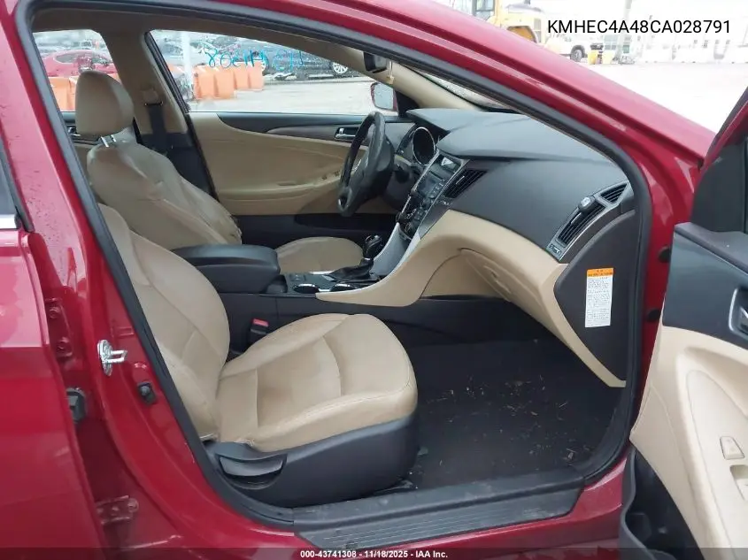 KMHEC4A48CA028791 2012 Hyundai Sonata Hybrid