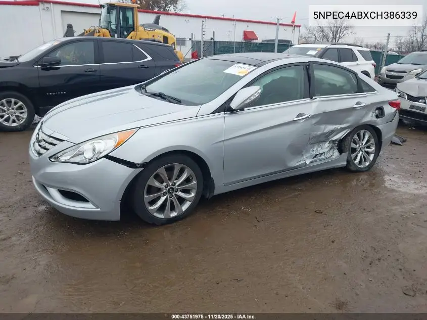 5NPEC4ABXCH386339 2012 Hyundai Sonata Limited 2.0T