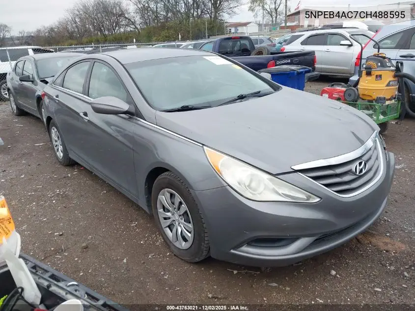 5NPEB4AC7CH488595 2012 Hyundai Sonata Gls