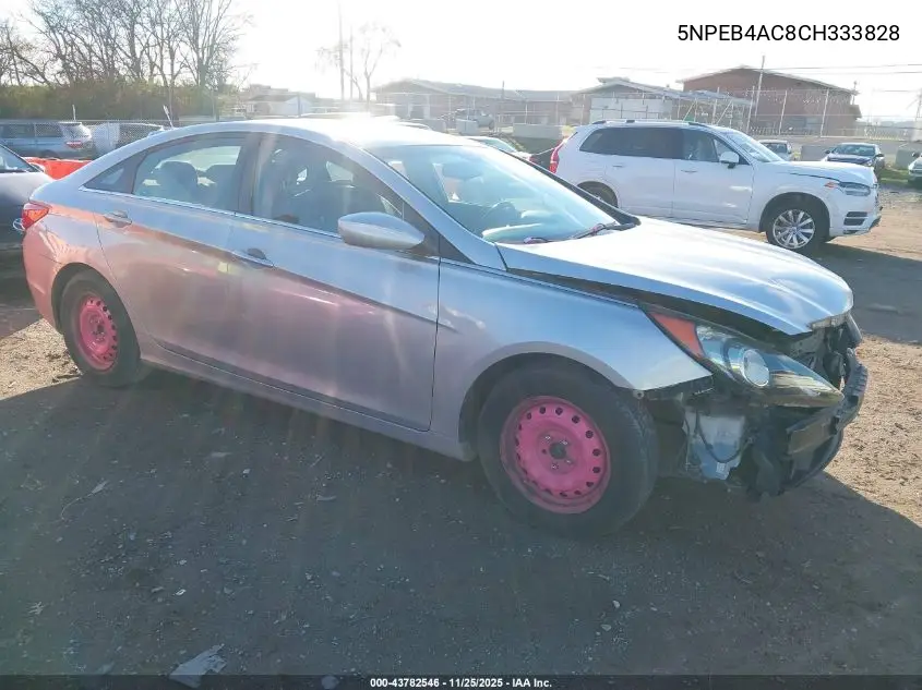 5NPEB4AC8CH333828 2012 Hyundai Sonata Gls