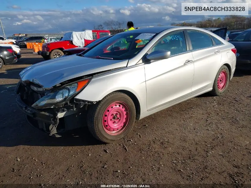 5NPEB4AC8CH333828 2012 Hyundai Sonata Gls