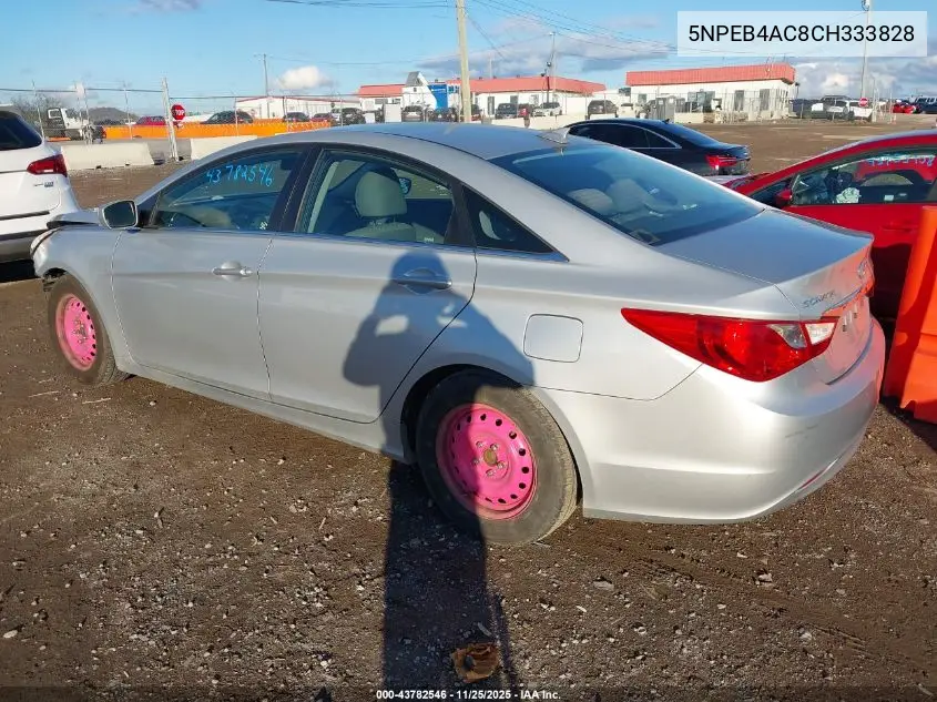5NPEB4AC8CH333828 2012 Hyundai Sonata Gls