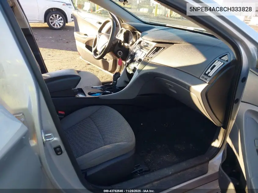 5NPEB4AC8CH333828 2012 Hyundai Sonata Gls