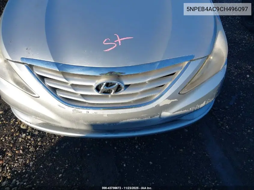 5NPEB4AC9CH496097 2012 Hyundai Sonata Gls