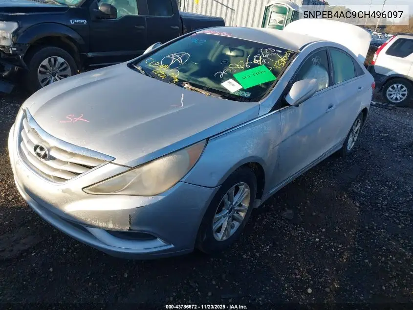 5NPEB4AC9CH496097 2012 Hyundai Sonata Gls