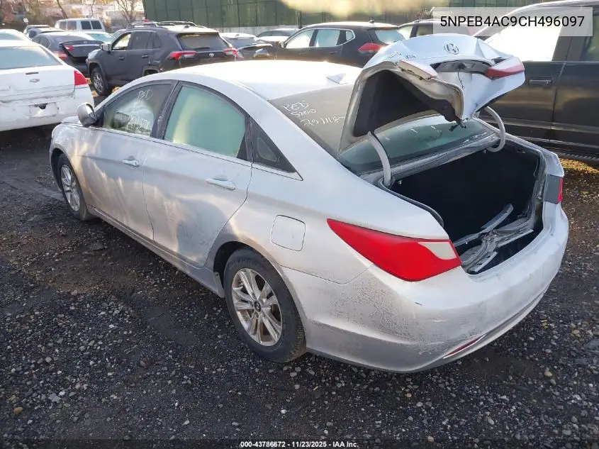 5NPEB4AC9CH496097 2012 Hyundai Sonata Gls