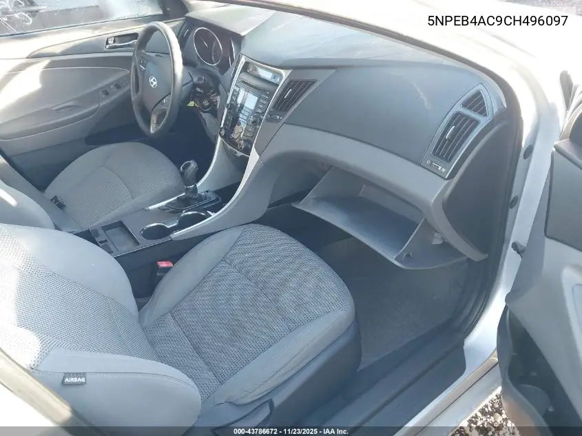 5NPEB4AC9CH496097 2012 Hyundai Sonata Gls