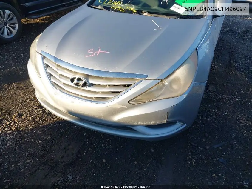 5NPEB4AC9CH496097 2012 Hyundai Sonata Gls