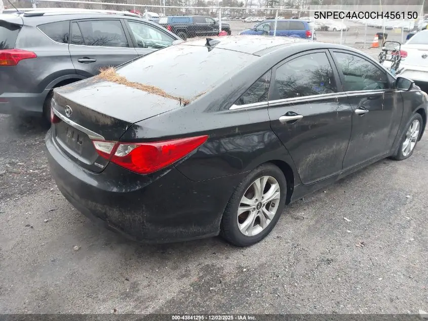 5NPEC4AC0CH456150 2012 Hyundai Sonata Limited