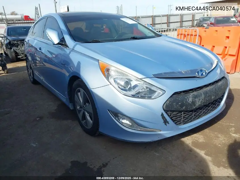 KMHEC4A45CA040574 2012 Hyundai Sonata Hybrid