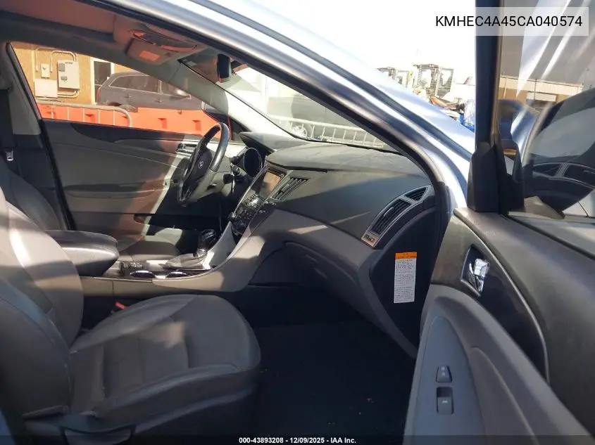 KMHEC4A45CA040574 2012 Hyundai Sonata Hybrid