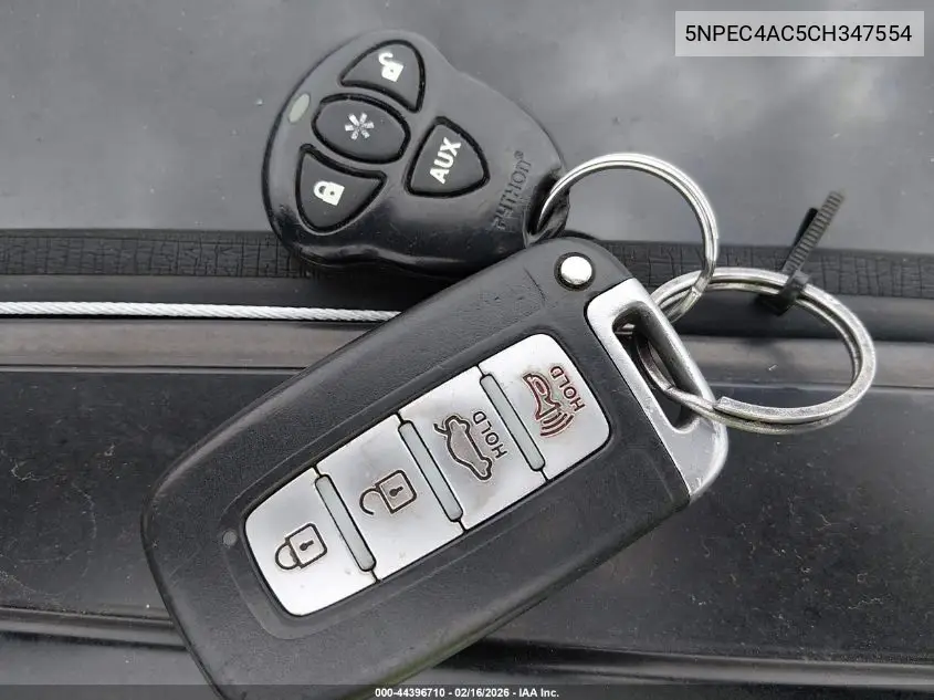 5NPEC4AC5CH347554 2012 Hyundai Sonata Limited