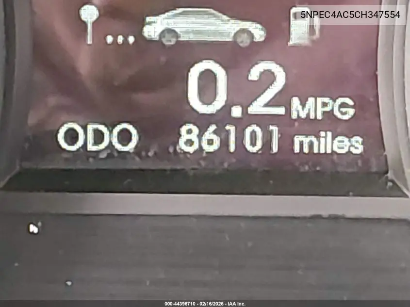 5NPEC4AC5CH347554 2012 Hyundai Sonata Limited