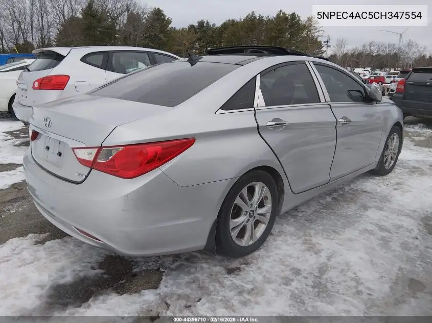 5NPEC4AC5CH347554 2012 Hyundai Sonata Limited