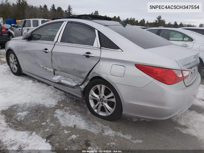 5NPEC4AC5CH347554 2012 Hyundai Sonata Limited