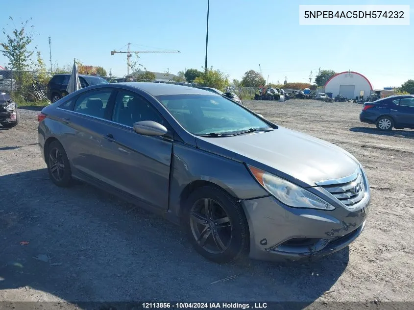 5NPEB4AC5DH574232 2013 Hyundai Sonata Gl