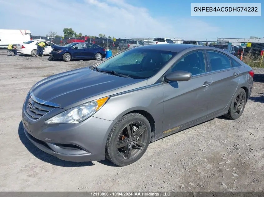 5NPEB4AC5DH574232 2013 Hyundai Sonata Gl