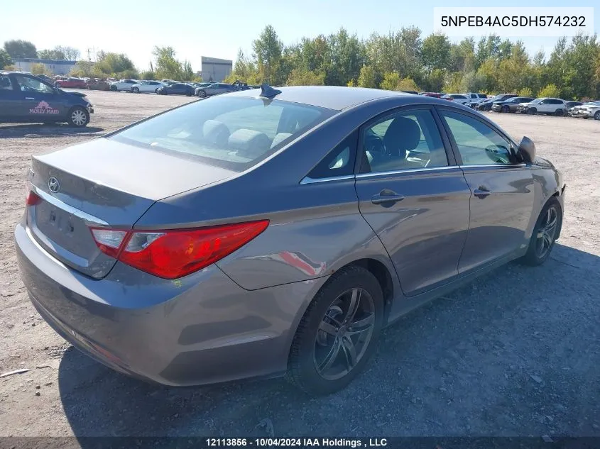 5NPEB4AC5DH574232 2013 Hyundai Sonata Gl