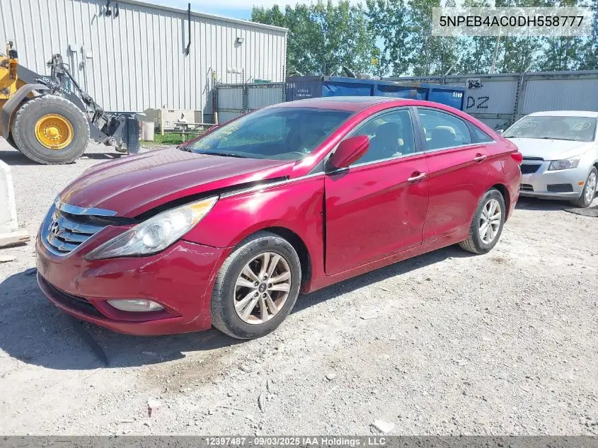 5NPEB4AC0DH558777 2013 Hyundai Sonata Gls