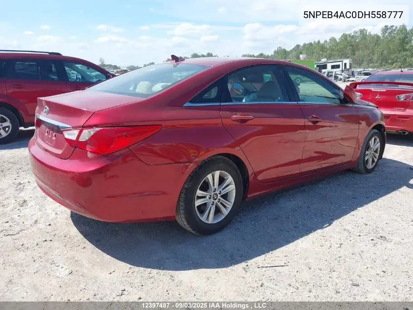 5NPEB4AC0DH558777 2013 Hyundai Sonata Gls