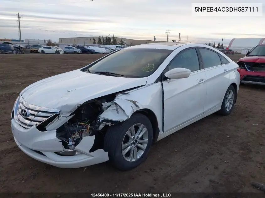 5NPEB4AC3DH587111 2013 Hyundai Sonata Gls