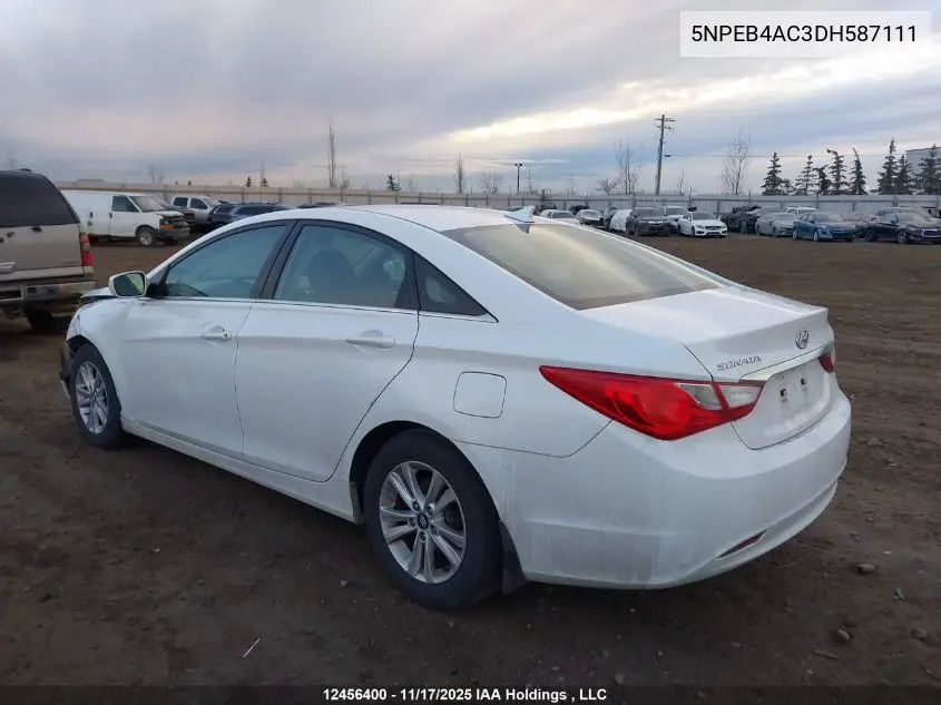 5NPEB4AC3DH587111 2013 Hyundai Sonata Gls