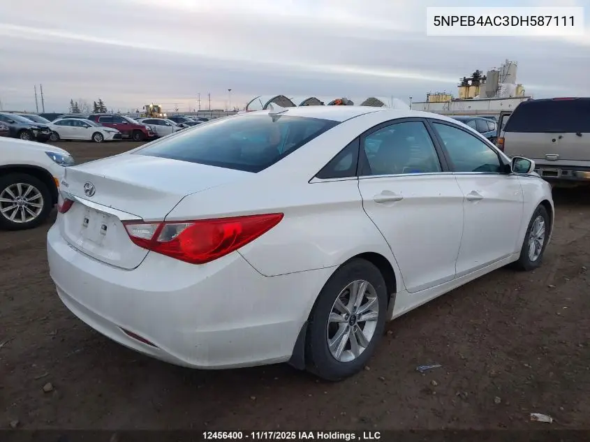5NPEB4AC3DH587111 2013 Hyundai Sonata Gls