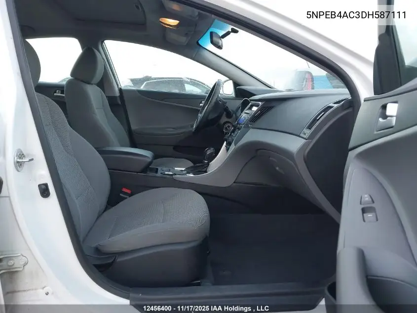 5NPEB4AC3DH587111 2013 Hyundai Sonata Gls
