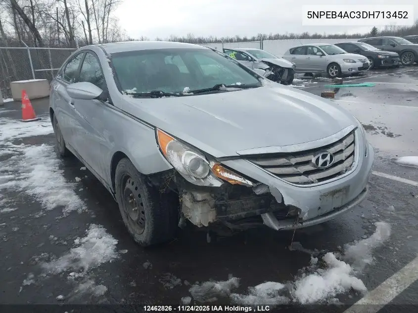 5NPEB4AC3DH713452 2013 Hyundai Sonata Gls
