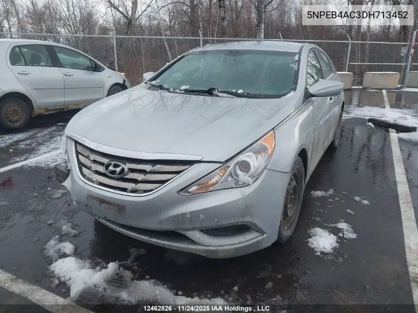 5NPEB4AC3DH713452 2013 Hyundai Sonata Gls