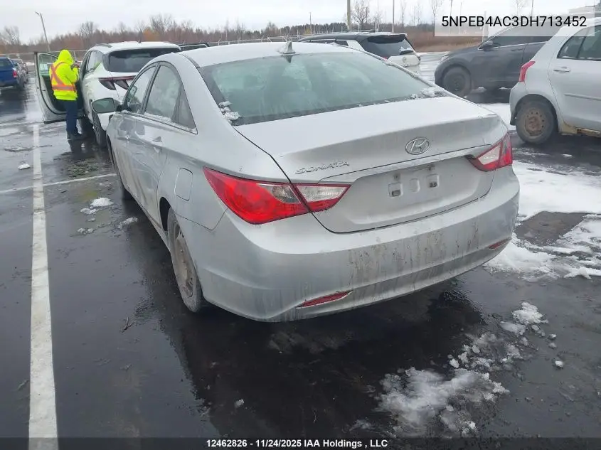 5NPEB4AC3DH713452 2013 Hyundai Sonata Gls
