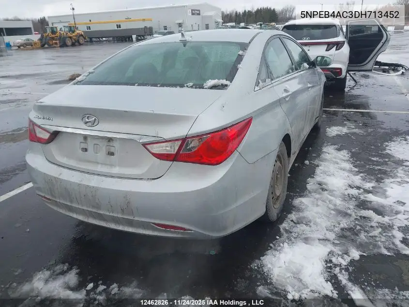 5NPEB4AC3DH713452 2013 Hyundai Sonata Gls