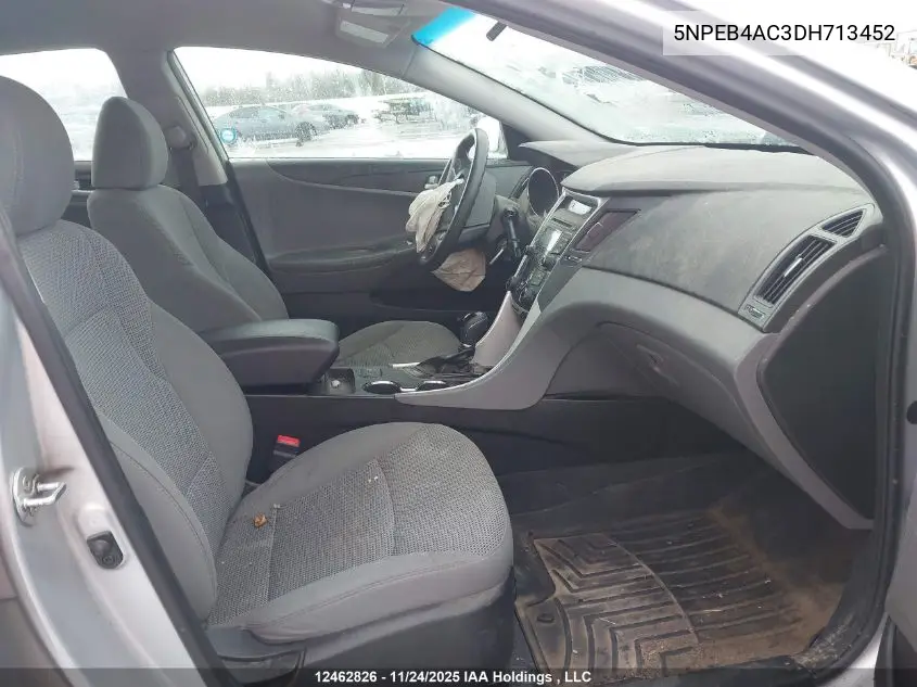 5NPEB4AC3DH713452 2013 Hyundai Sonata Gls