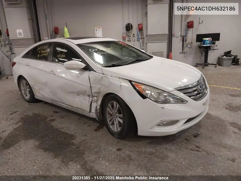 5NPEC4AC1DH632186 2013 Hyundai Sonata Gls