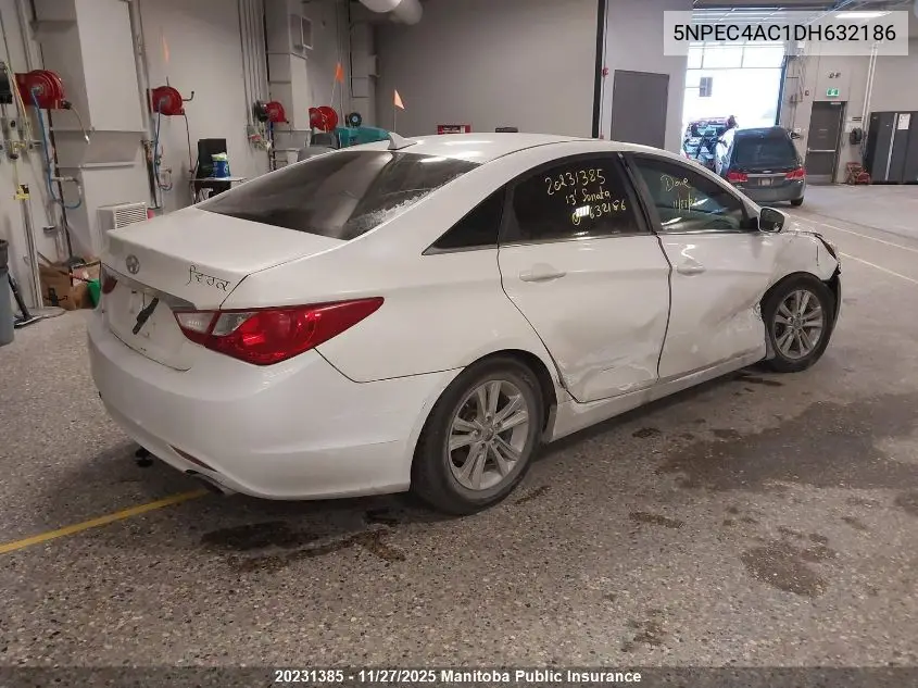 5NPEC4AC1DH632186 2013 Hyundai Sonata Gls