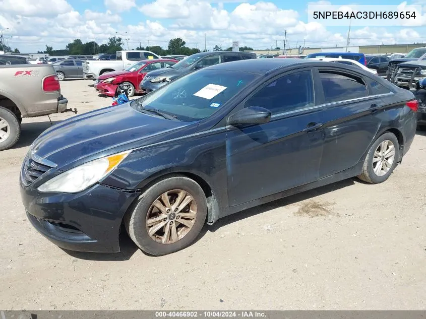 5NPEB4AC3DH689654 2013 Hyundai Sonata Gls