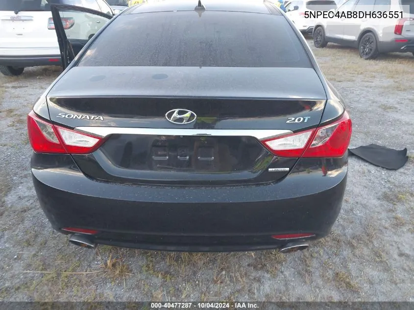 5NPEC4AB8DH636551 2013 Hyundai Sonata Limited 2.0T