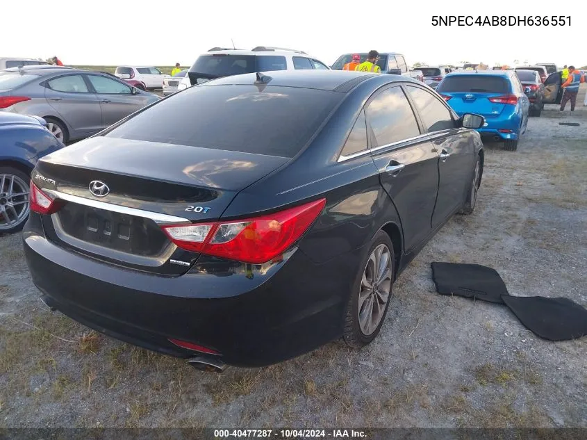 5NPEC4AB8DH636551 2013 Hyundai Sonata Limited 2.0T