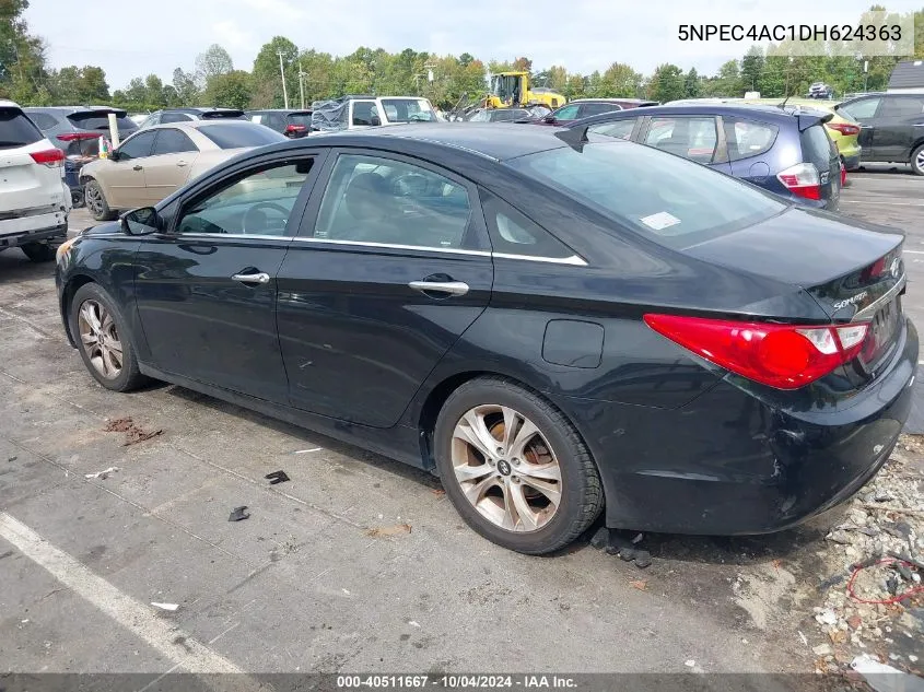 5NPEC4AC1DH624363 2013 Hyundai Sonata Limited