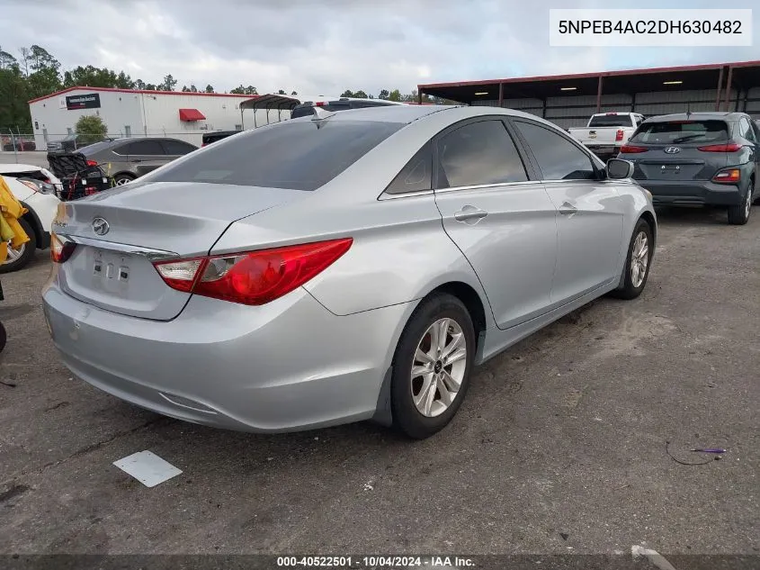 5NPEB4AC2DH630482 2013 Hyundai Sonata Gls