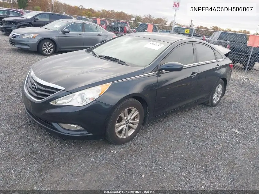 5NPEB4AC6DH506067 2013 Hyundai Sonata Gls
