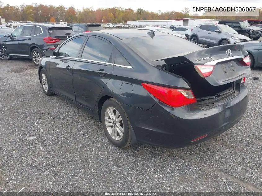 5NPEB4AC6DH506067 2013 Hyundai Sonata Gls