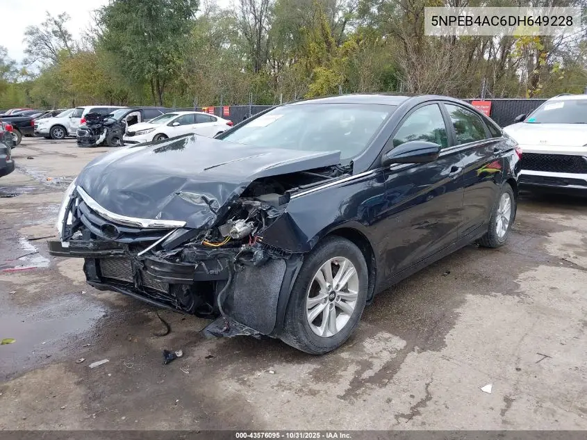 5NPEB4AC6DH649228 2013 Hyundai Sonata Gls