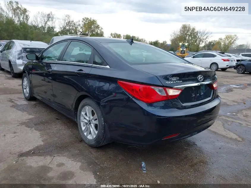 5NPEB4AC6DH649228 2013 Hyundai Sonata Gls