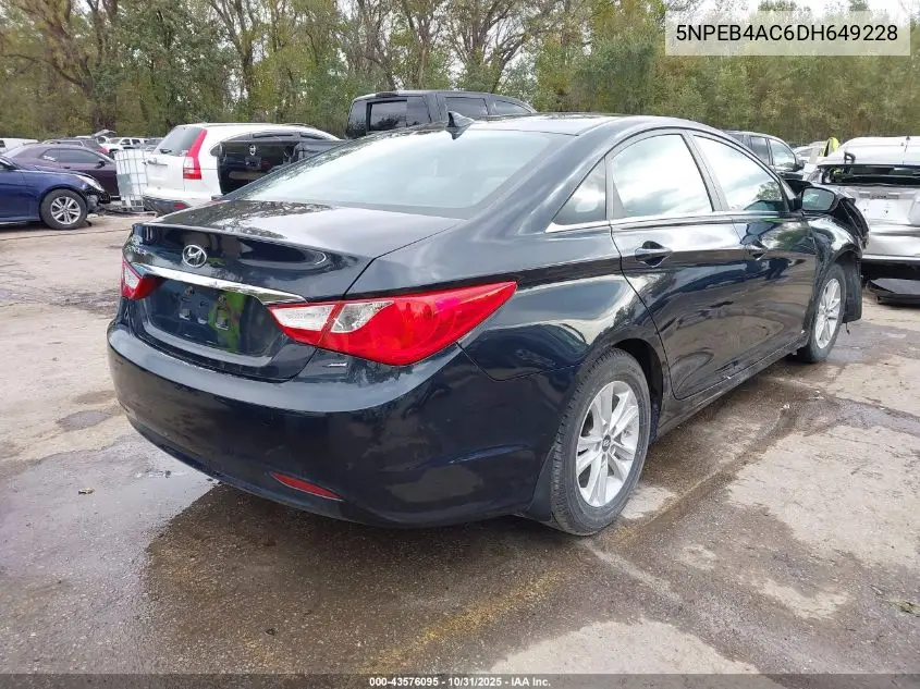 5NPEB4AC6DH649228 2013 Hyundai Sonata Gls