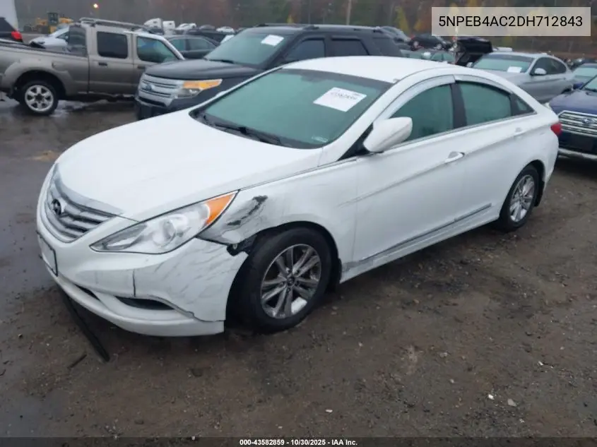 5NPEB4AC2DH712843 2013 Hyundai Sonata Gls